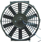 Вентилятор 10", 12В, 120W, PUSH, прямые лопасти , корпус А — фото 1